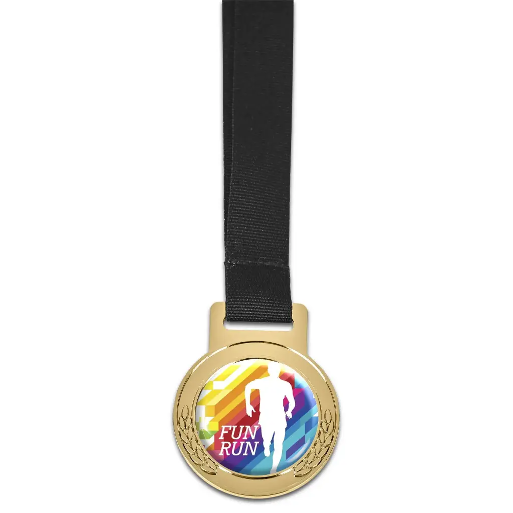 Altitude Achiever Medal With Black Petersham Lanyard