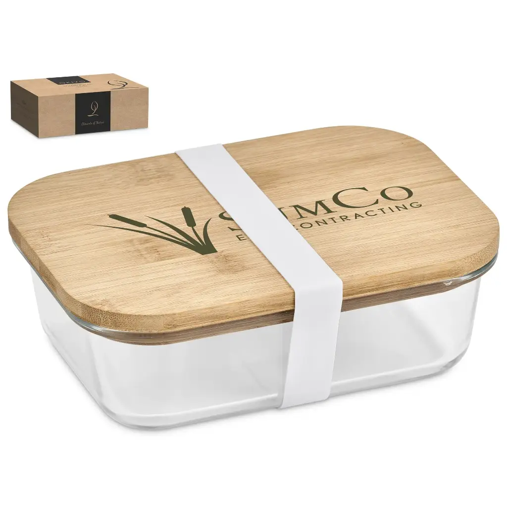 Okiyo Moshi Glass & Bamboo Lunch Box