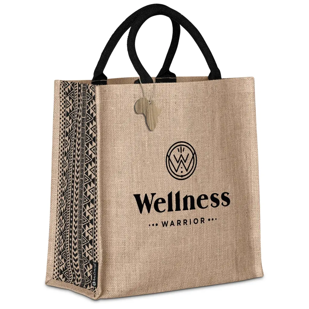 Andy Cartwright Symmetry Jute Tote