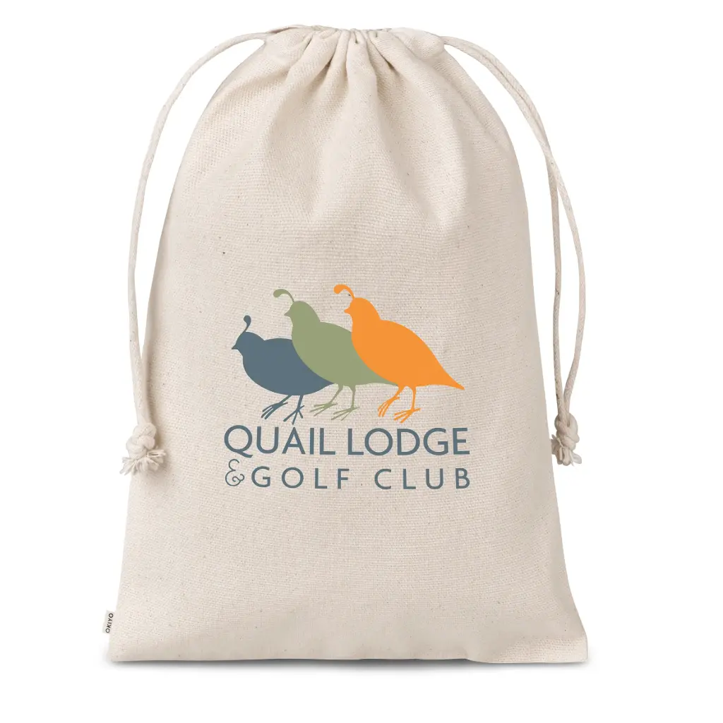 Okiyo Chikara Maxi Cotton Drawstring Pouch