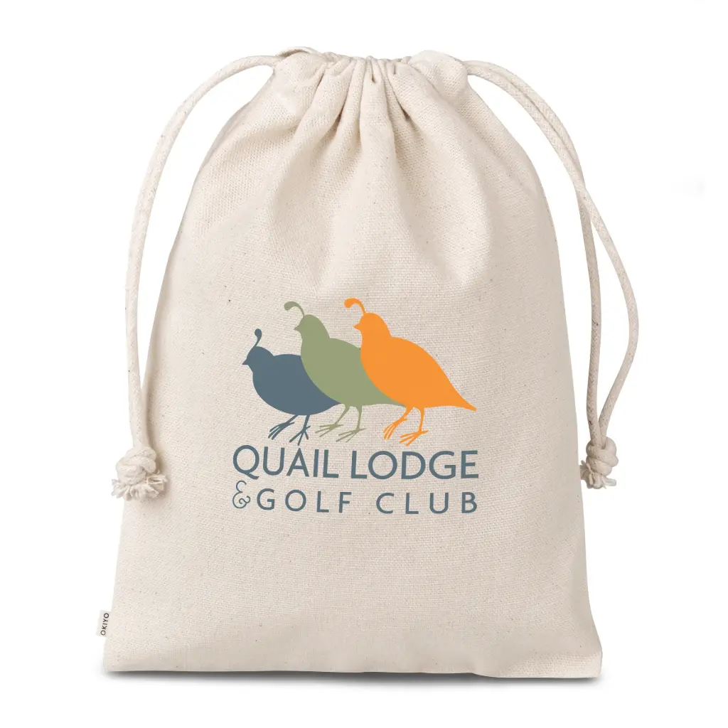 Okiyo Chikara Midi Cotton Drawstring Pouch