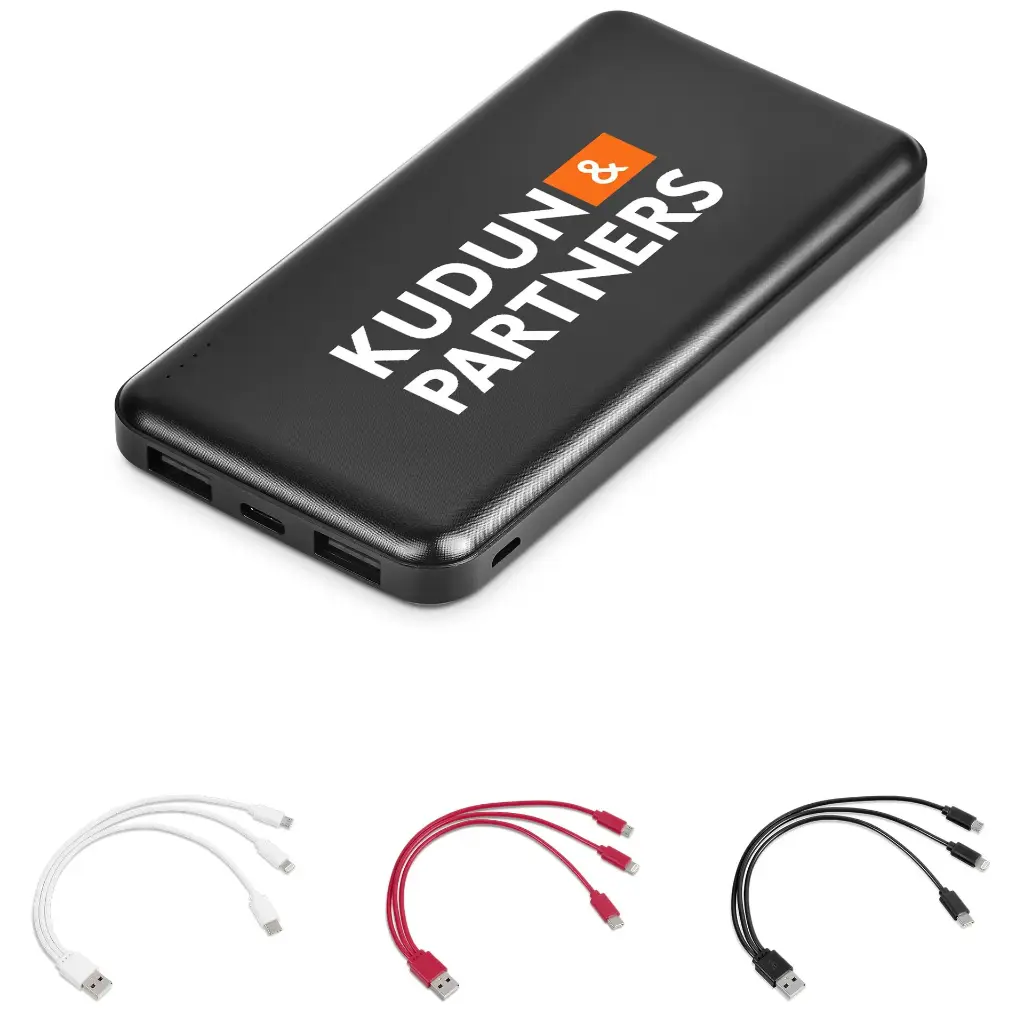 Kingpin Black 5 Compact Power Bank - 5,000mAh