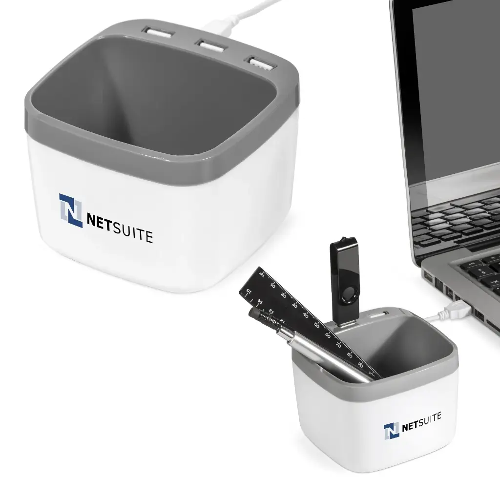 Kubelink Desk Caddy & USB Hub
