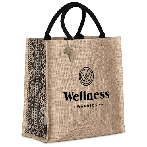 Andy Cartwright Symmetry Jute Tote