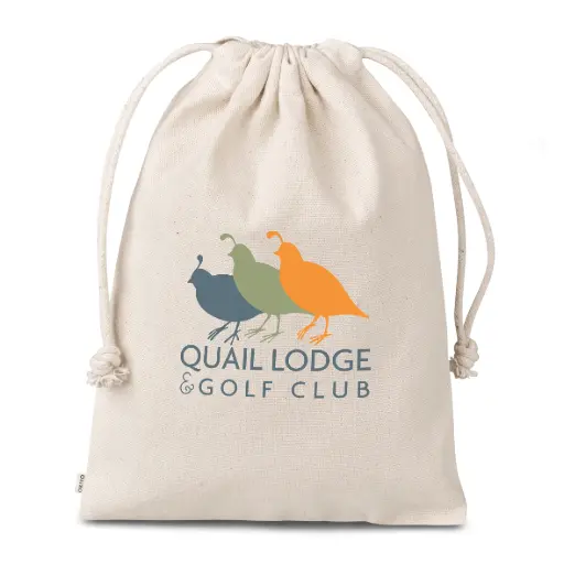 Okiyo Chikara Midi Cotton Drawstring Pouch