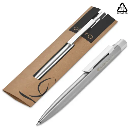 Okiyo Mio Recycled Stainless Steel Ball Pen